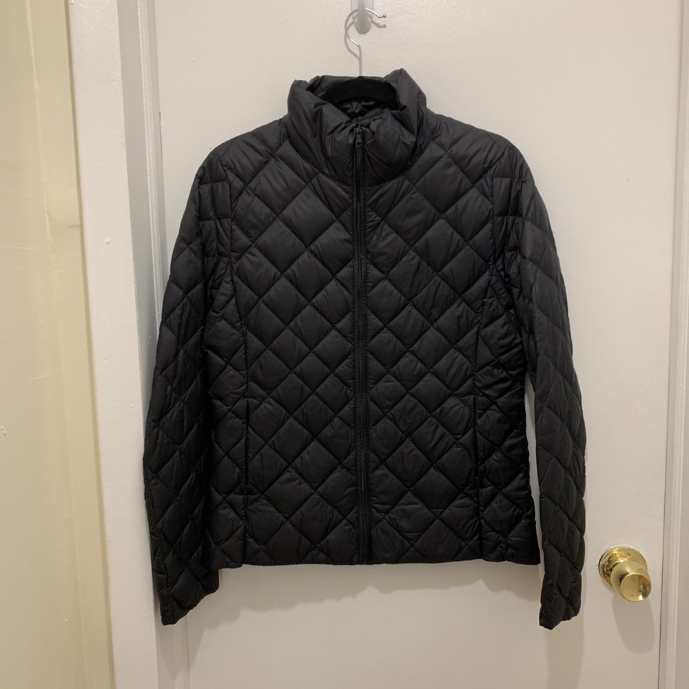 Black Uniqlo Light Down Jacket
